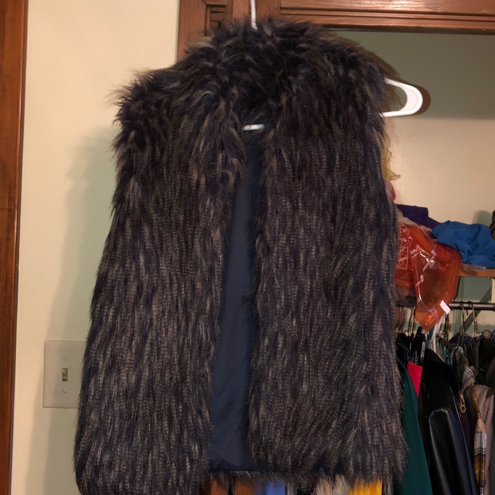 A furry vest